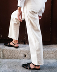 Arlo Sandal - Black Leather