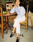 Arlo Sandal - Black Leather