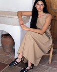 Arlo Sandal - Black Leather