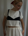 Bikini Tee - Raw Silk