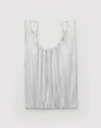 Pleated Baggu - Chrome Metallic