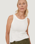 Ridge Singlet - White