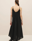 Maya Dress - Black Cotton