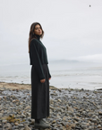 Crop Turtleneck - Black