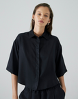 Perry Trouser - Black Tencel