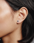 Sun Stud Earrings - Sterling Silver
