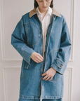Town and Country Coat - Medium Blue