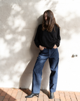 Dark Indigo Panel Jean