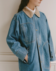 Town and Country Coat - Medium Blue