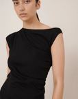 Asymmetrical Dress - Black