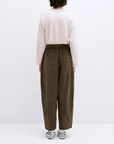 Corduroy Baggy Pants - Moss