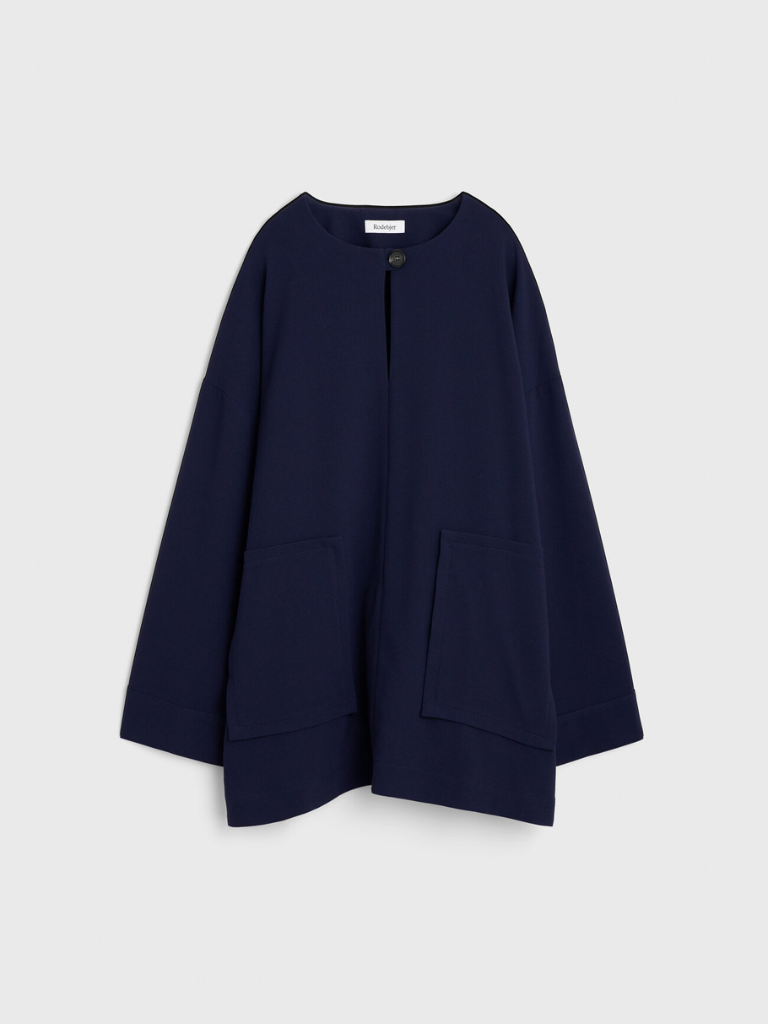 トップス ALGONQUINS Blue Abyss Gradient Top Beale Drape Top - Midnight Blue – Phosphene Studio