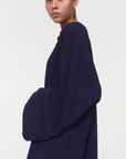 Beale Drape Top - Midnight Blue
