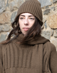Rib Neck Pullover - Bark