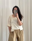 Block Top - Crinkled Cotton - Kinari
