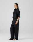 Perry Trouser - Black Tencel