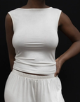 Recline Bateau Sleeveless - Natural