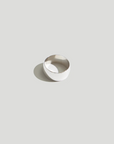 Cigar Band Ring - Silver