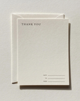 Thank you Notecard Set No.12 - Natural