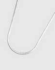 Thin Herringbone Chain - Sterling Silver