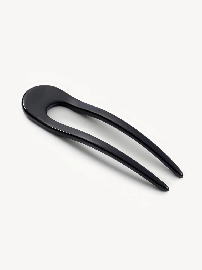 ★SENTIMENTS★ NO.439 [BLACK] HEART SHIELD HAIR PIN Goth Hair Pins Set - 6 Pack Gothic Accessories for