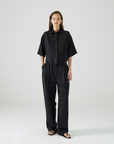 Perry Trouser - Black Tencel