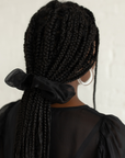 Black Organza scrunchie