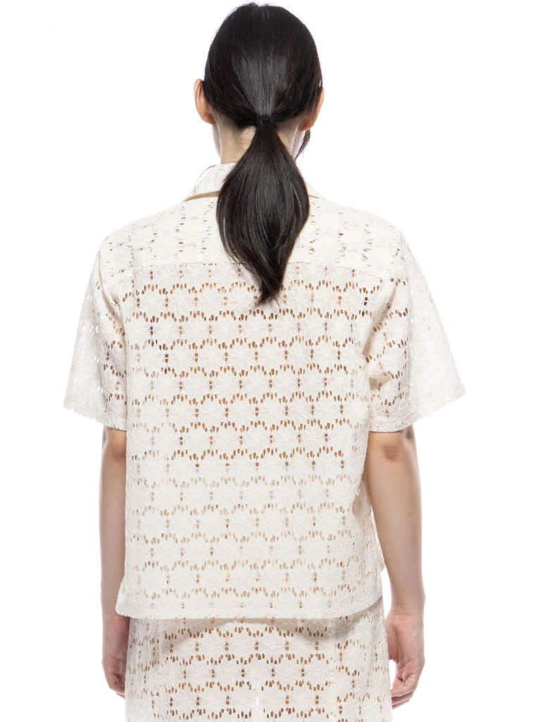 Tuscon Shirt - Ivory Lace