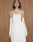 Canvas Pleat Cocoon Dress - Shell
