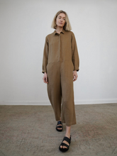 Load image into Gallery viewer, Wade Jumpsuit - Olive Linen