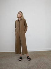 Load image into Gallery viewer, Wade Jumpsuit - Olive Linen