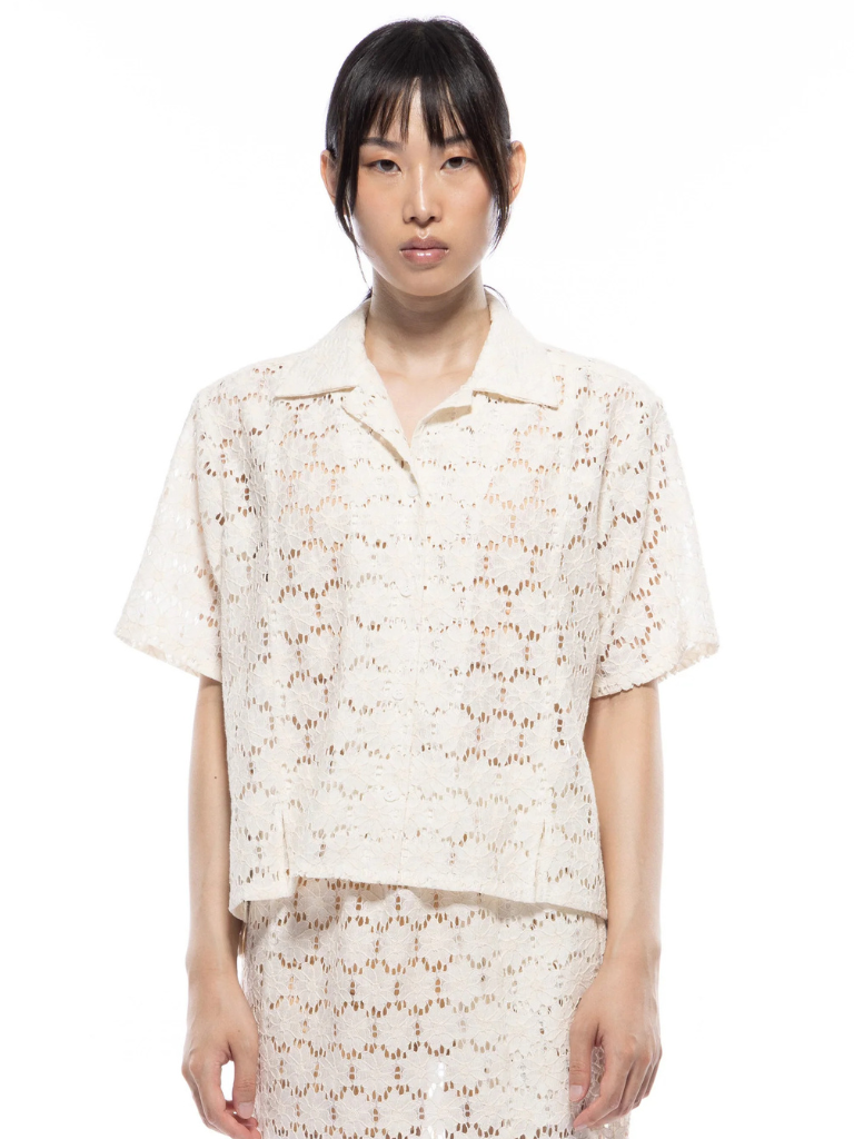 Tuscon Shirt - Ivory Lace