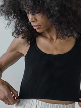 Load image into Gallery viewer, Daniela Tank - Black Cotton