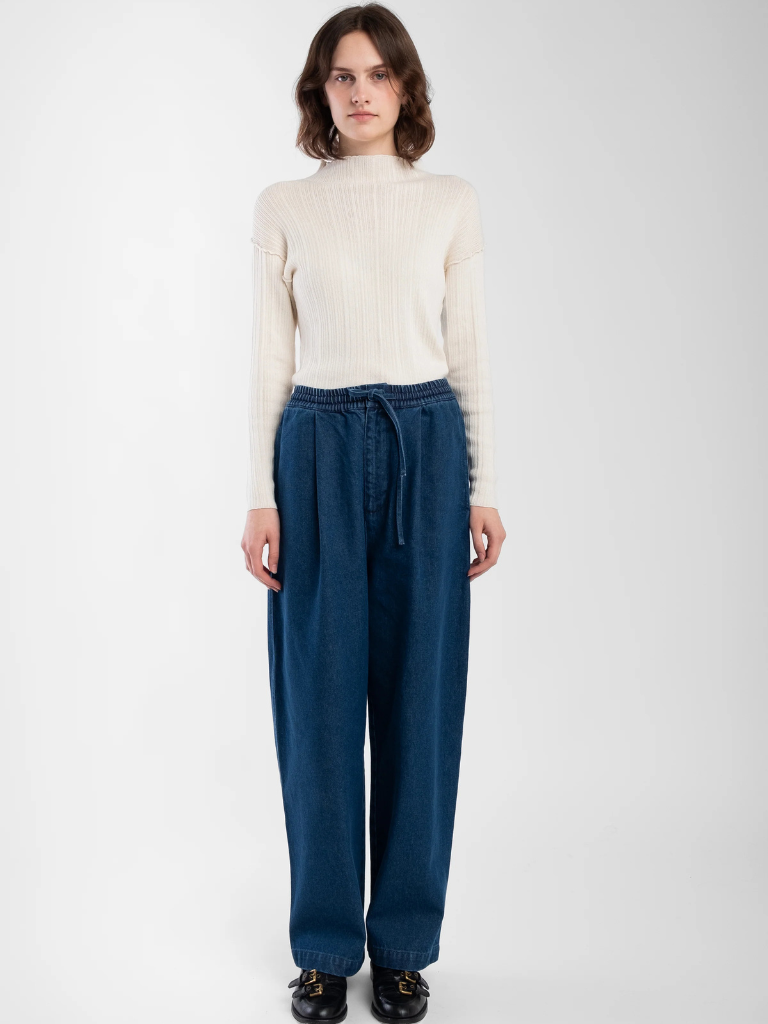 Isla Rib Top - Cream