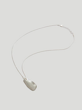 Load image into Gallery viewer, Large Pebble Pendant Necklace - Silver
