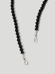 Frances Necklace - Black Onyx & Silver