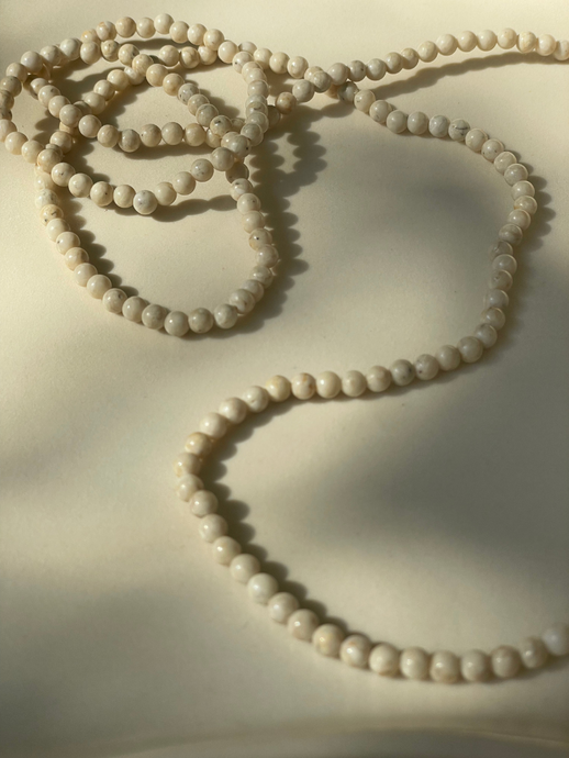 Vintage Stone Bead Necklace