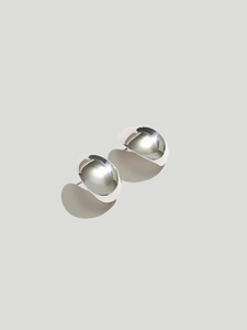 Huggie Earrings - Silver