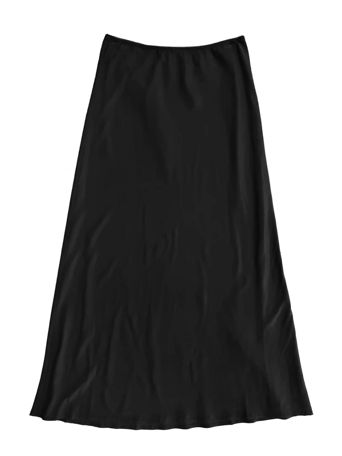 Slim Midi Skirt - Black