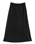 Slim Midi Skirt - Black