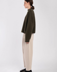 Cream Barrel Pant
