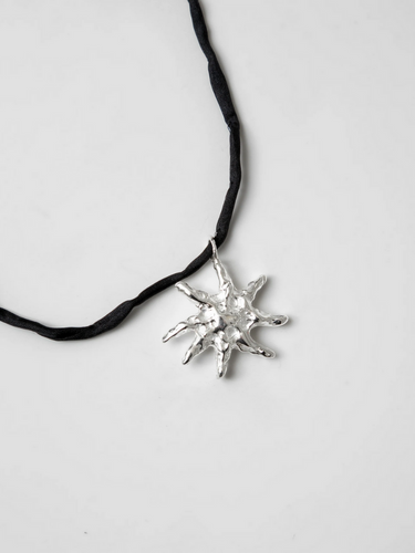 Star Cord Necklace - Sterling Silver