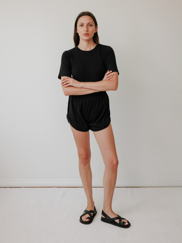 Rib Tee - Black