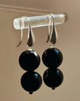 Teardrop Onyx Earrings
