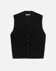 Oversized Waistcoat - Black