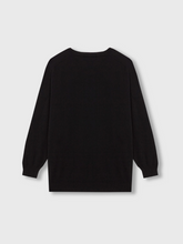 Load image into Gallery viewer, Cashmere V-neck Sweater - Black