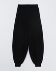 Flecked Cotton Pants - Anthracite