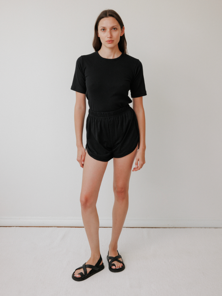 Rib Tee - Black