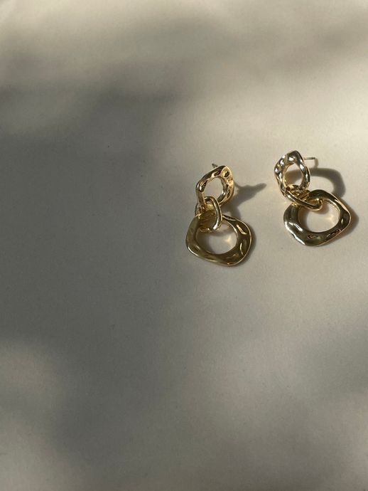 Vintage Drop Deco Earrings