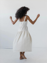 Load image into Gallery viewer, Amar Dress - Laundered Salt Linen